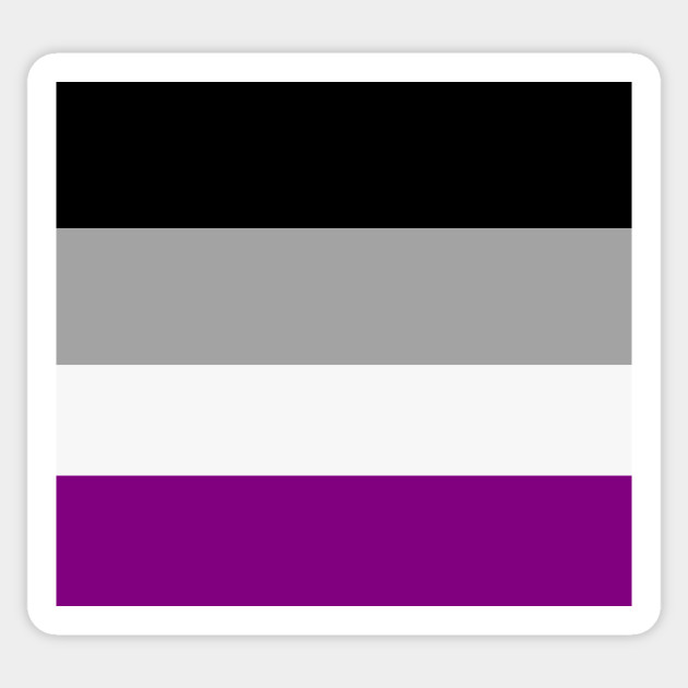 Ace Flag Asexual Sticker Teepublic 6834